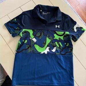 Under Armour - boys medium - golf shirt
